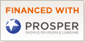 Financed with Prosper, people-to-people lending