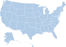 Map of the United States