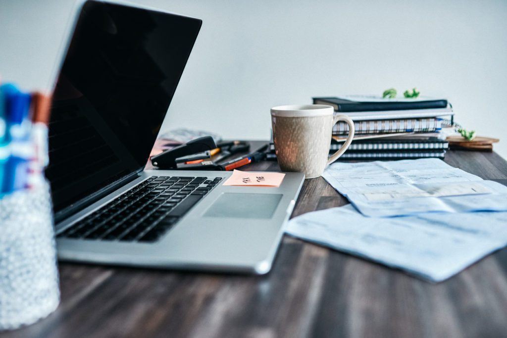 Filing Taxes on a laptop