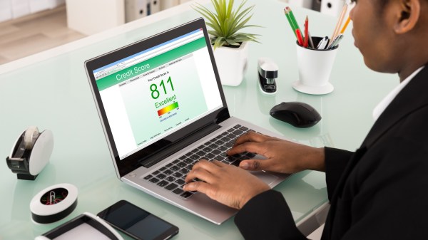 Person checks their FICO Score