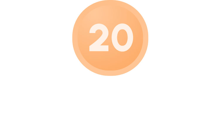 Celebrating 20 years, helping people thrive since 2005